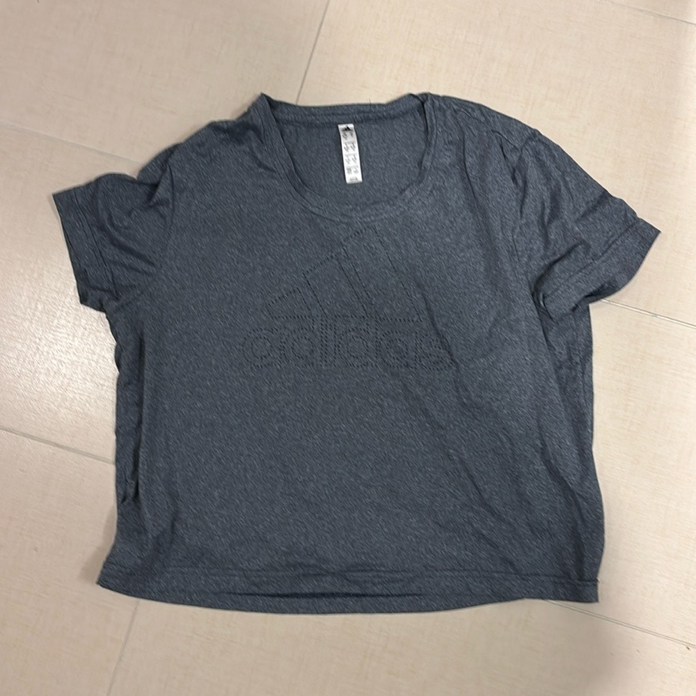 Adidas loose crop top